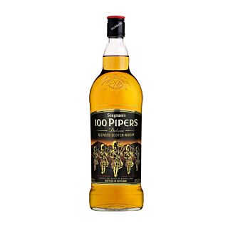 100 Pipers Blended Scocth Whisky 1L
