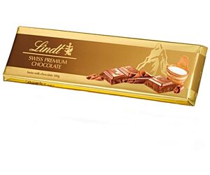 Lindt Gold Bar Milk Chocolate 300G